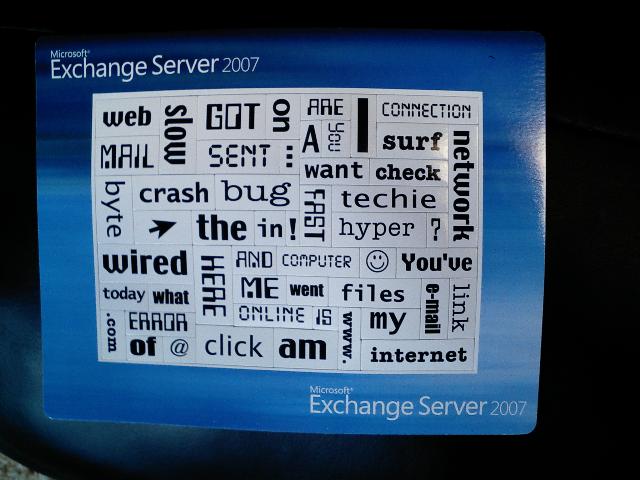 Exchange Server 2007 マグネット集（ちぎって小分けにできますよん）